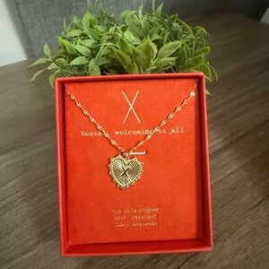 a new day Gold Heart Charm Necklace